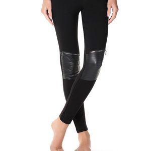 NEW Calzedonia SHAPING BIKER ZIP LEGGINGS